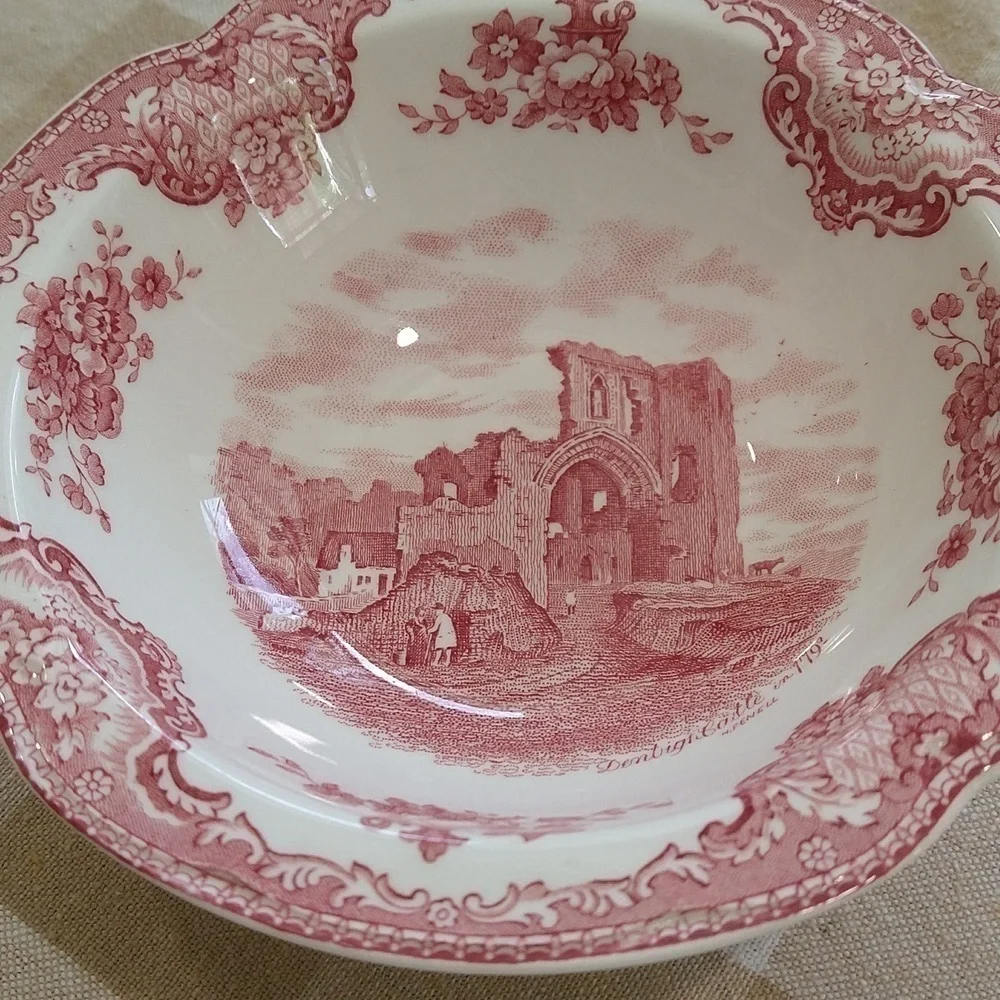 Johnson Brothers England old Britain castles Berry dish bowl 6 1/4